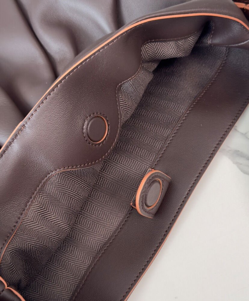 Loewe Draped Tote In Mellow Nappa Lambskin - Image 9