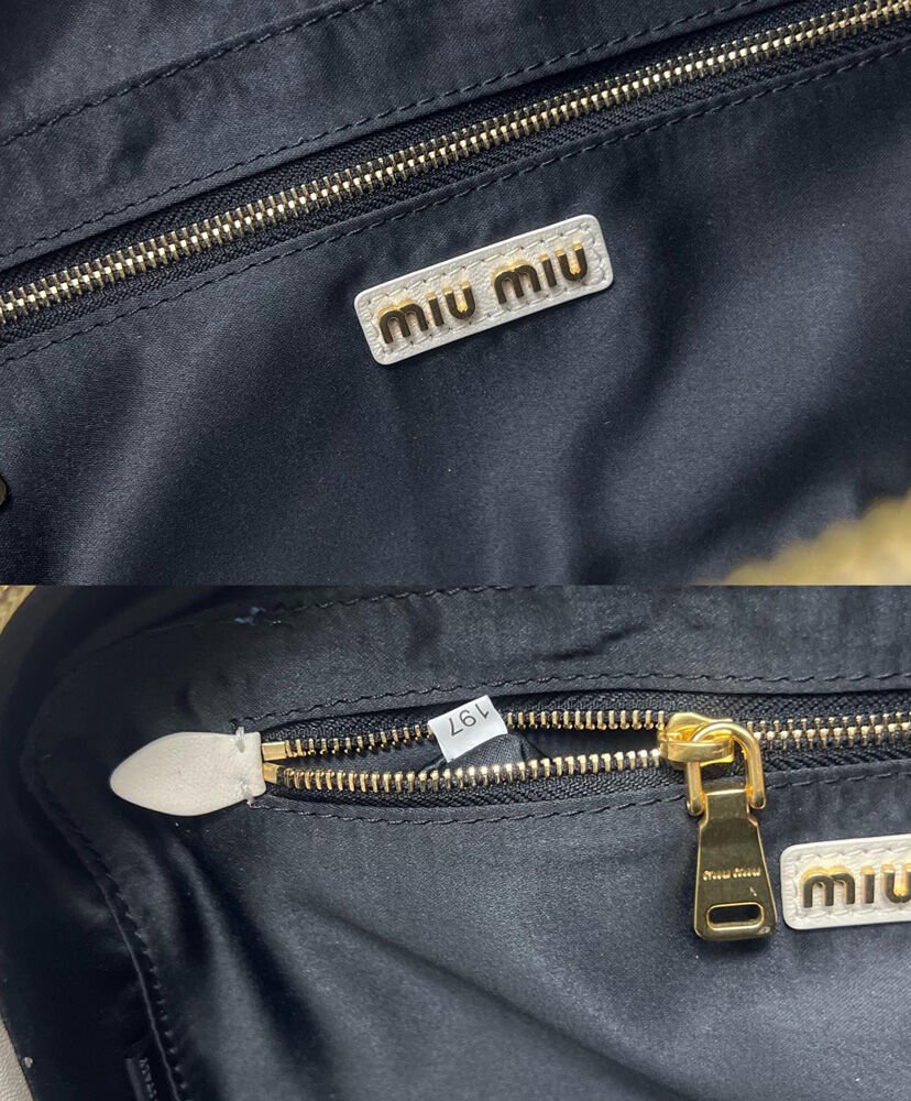 Miumiu Arcadie Matelasse Nappa Leather Bag - Image 10