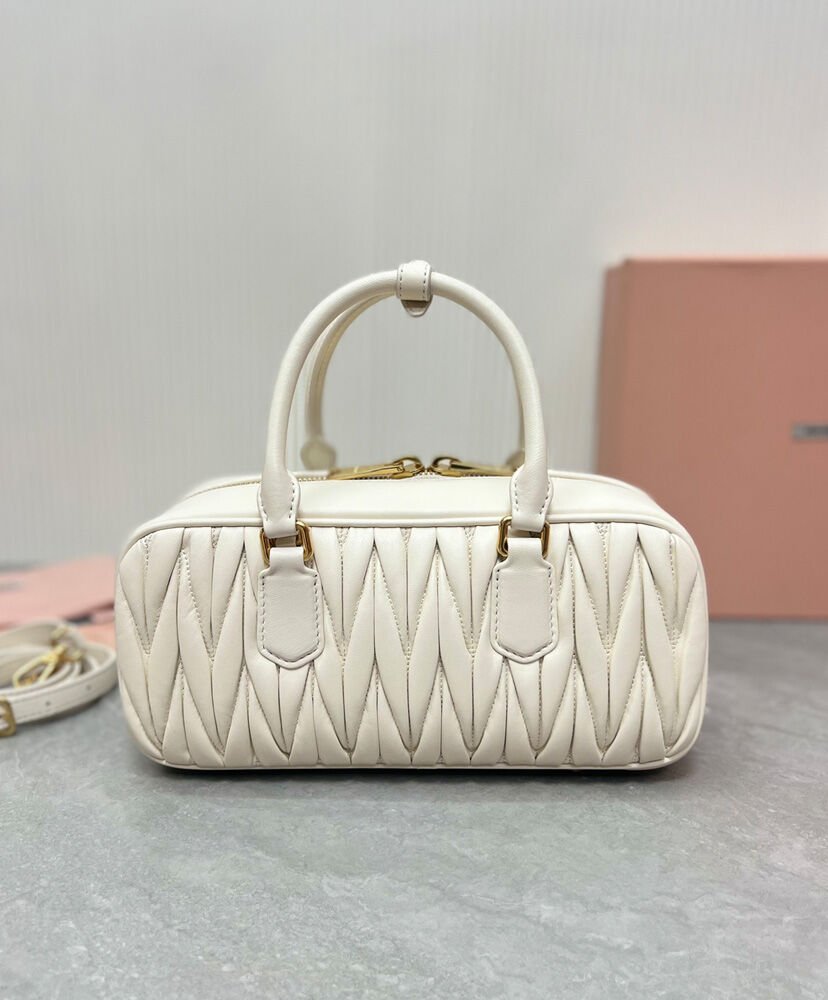 Miumiu Arcadie Matelasse Nappa Leather Bag - Image 4