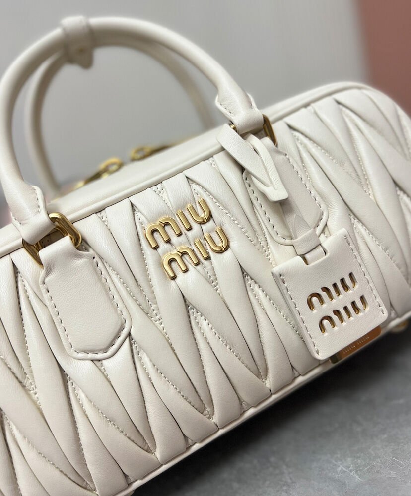 Miumiu Arcadie Matelasse Nappa Leather Bag - Image 6