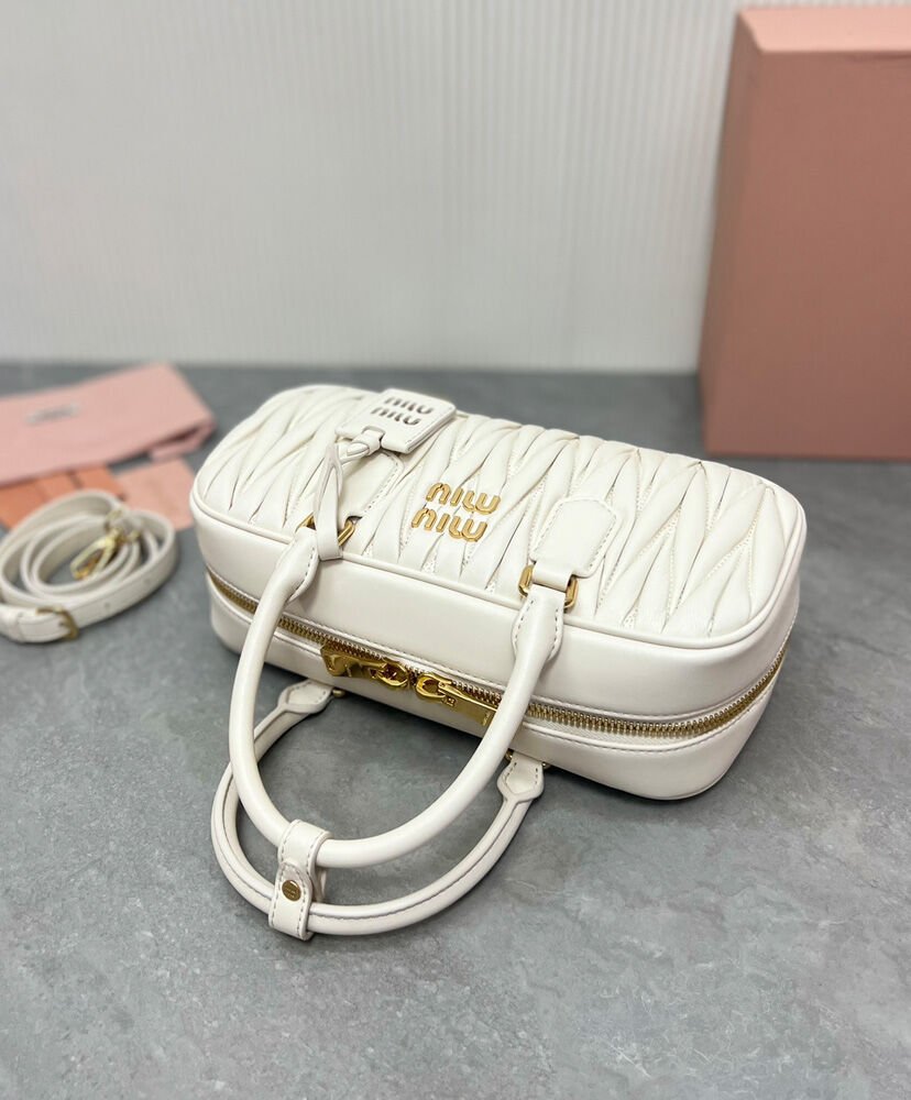 Miumiu Arcadie Matelasse Nappa Leather Bag - Image 7