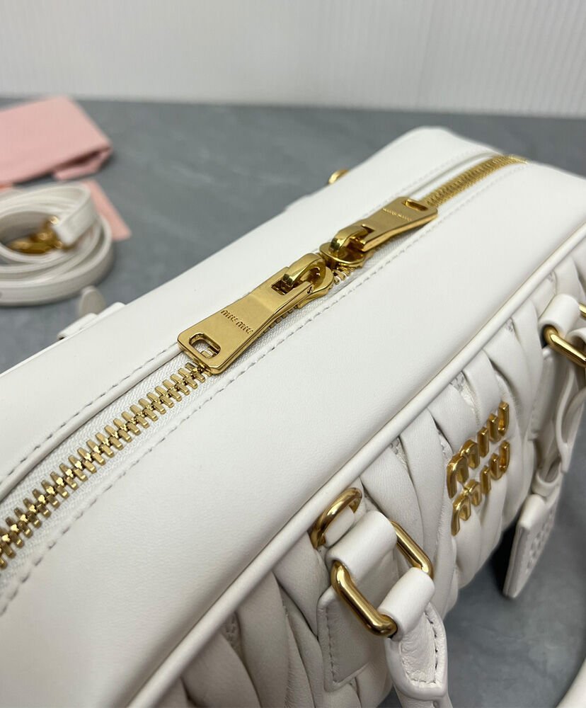 Miumiu Arcadie Matelasse Nappa Leather Bag - Image 8