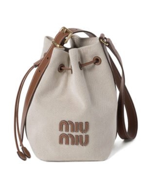Miumiu Canvas And Leather