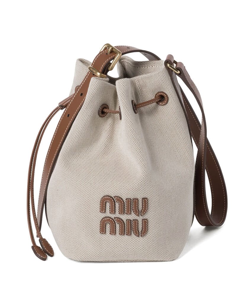 Miumiu Canvas And Leather