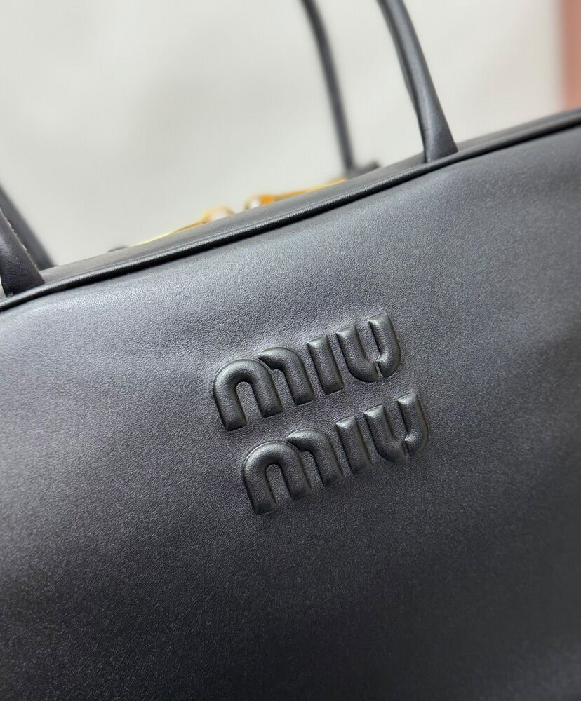 Miumiu Leather Top-handle Bag 5BB117 - Image 7