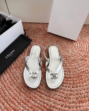 Celine Biki Sandal In Calfskin
