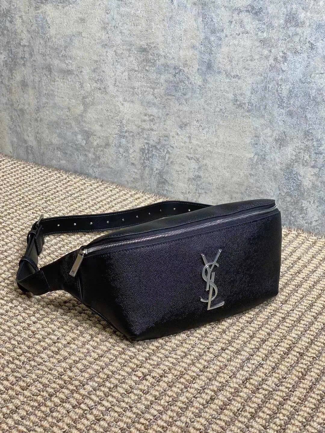 Saint Laurent YSL Cassandre Classic Crossbody Belt Bag - Image 7