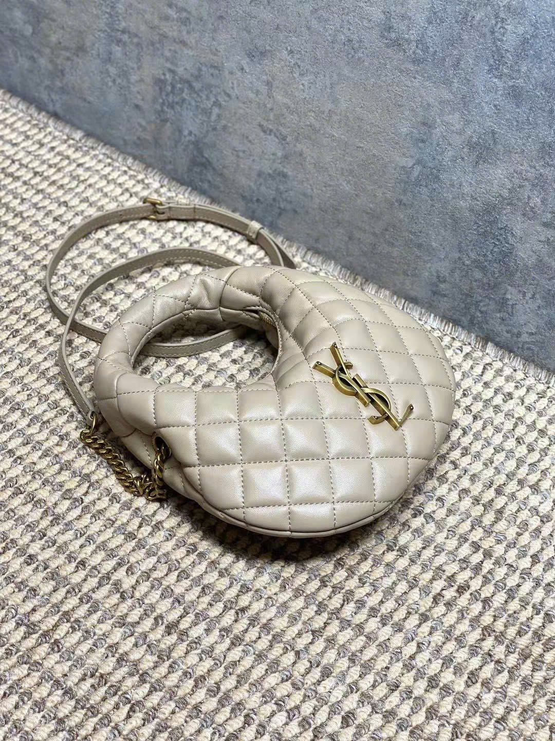 Saint Laurent YSL Icarino Quilted Leather Bag - Image 3
