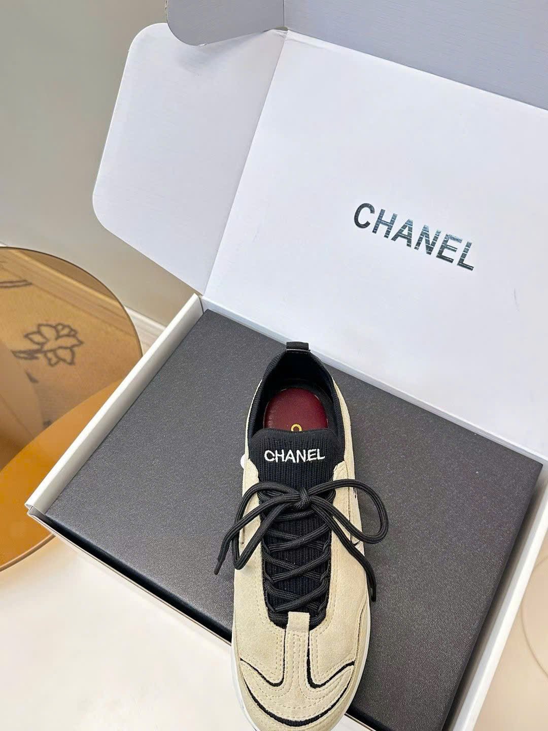 Chanel CC Logo Trainer Sneaker - Image 6