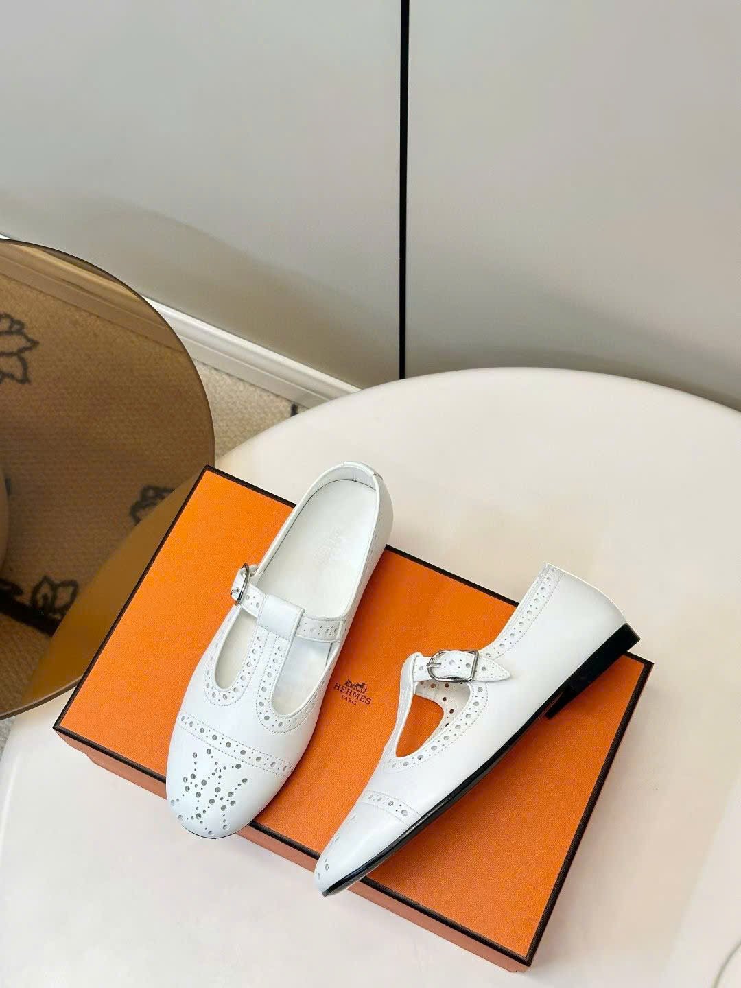 Hermès Nectar Ballet Flat Shoes - Image 3