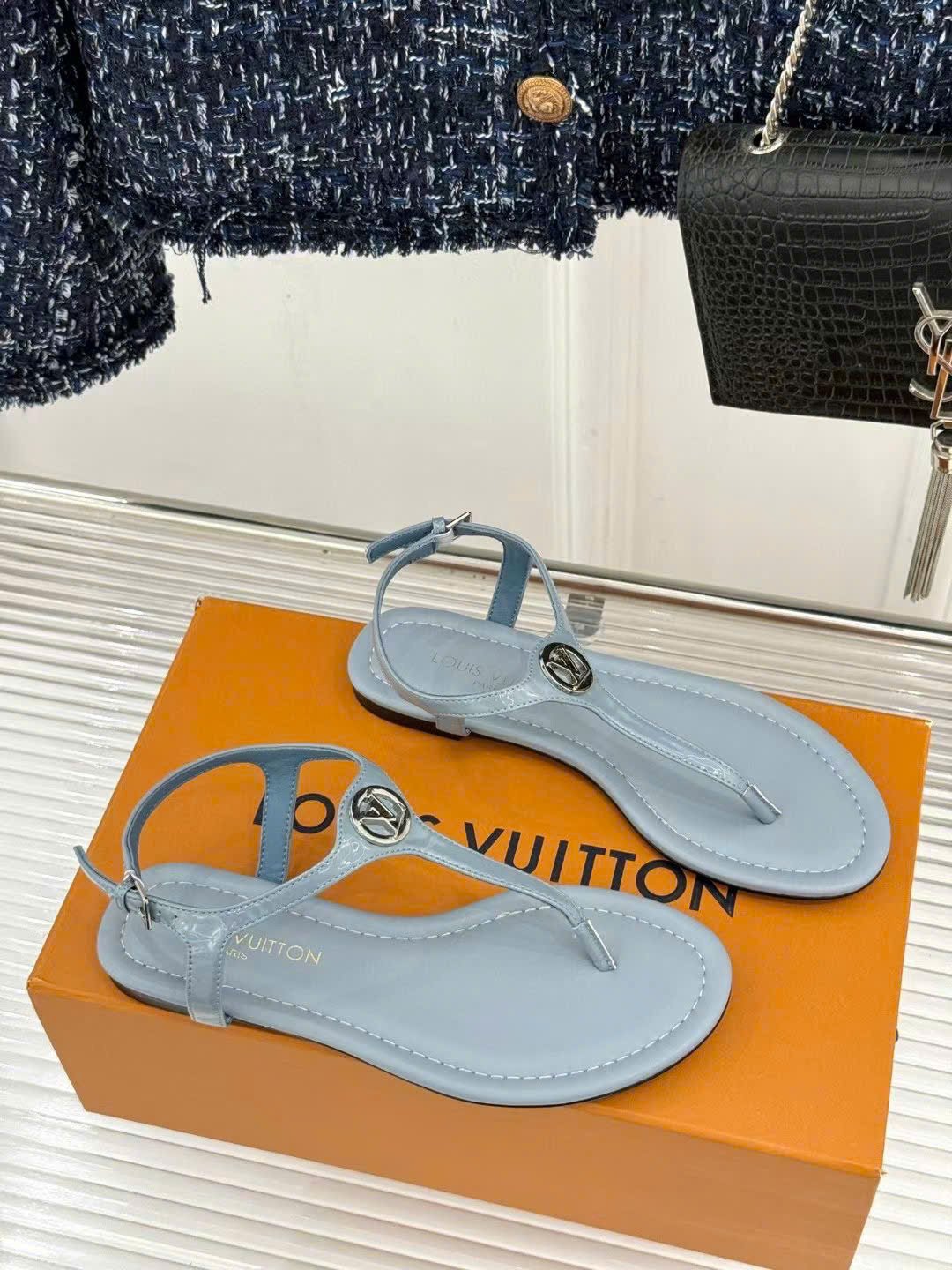 Louis Vuitton Treasure Flat Thong Sandal - Image 8