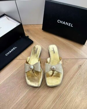 Chanel Coco Thong Flat Sandal