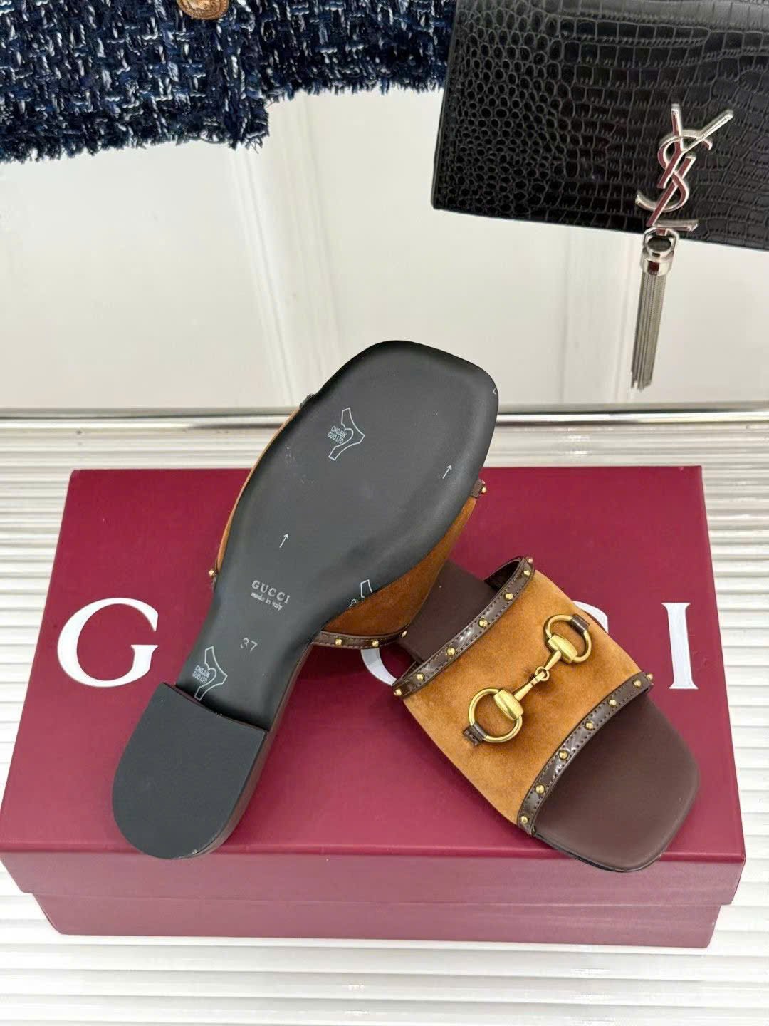 Gucci Horsebit Slide Sandal - Image 2