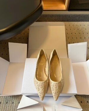 Dior Adiorable Flat Dior Oblique Fabric