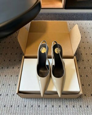 Saint Laurent L'entracte Slingback Pumps Shoes 10cm