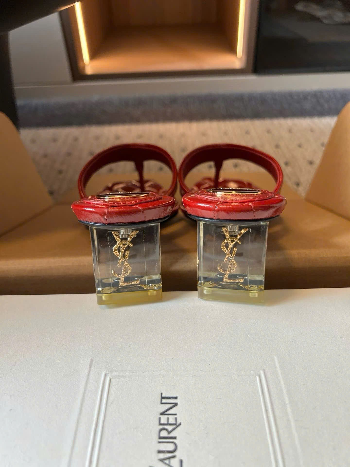 Saint Laurent Sip Sandals Smooth Leather - Image 2
