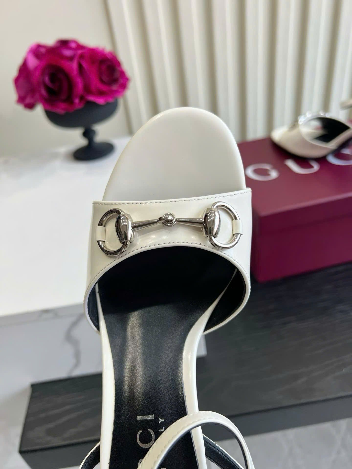 Gucci Horsebit Heeled Sandal 7cm - Image 4
