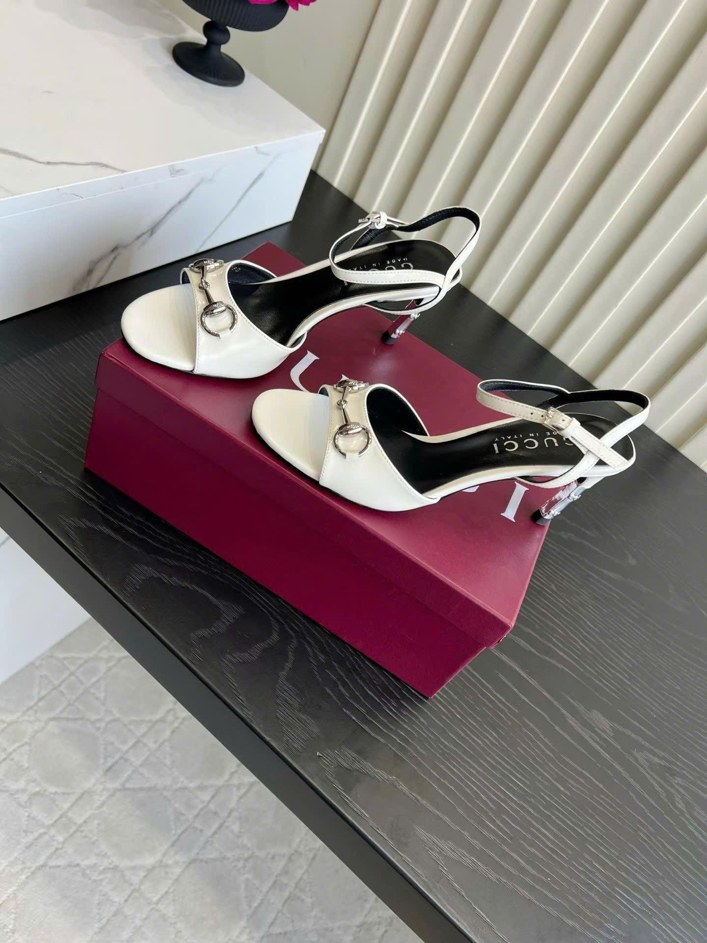 Gucci Horsebit Heeled Sandal 7cm - Image 9