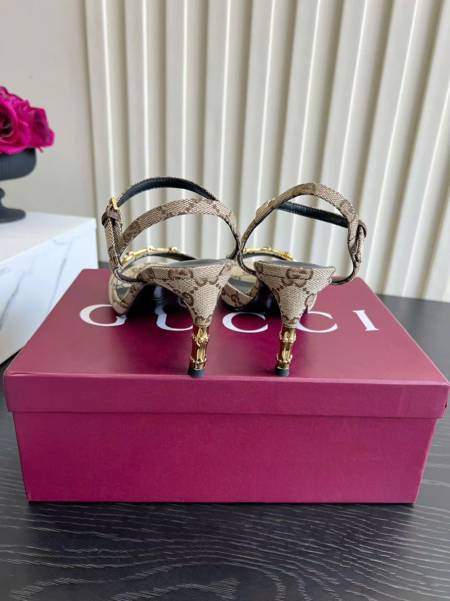 Gucci Horsebit Heeled Sandal 7cm - Image 6