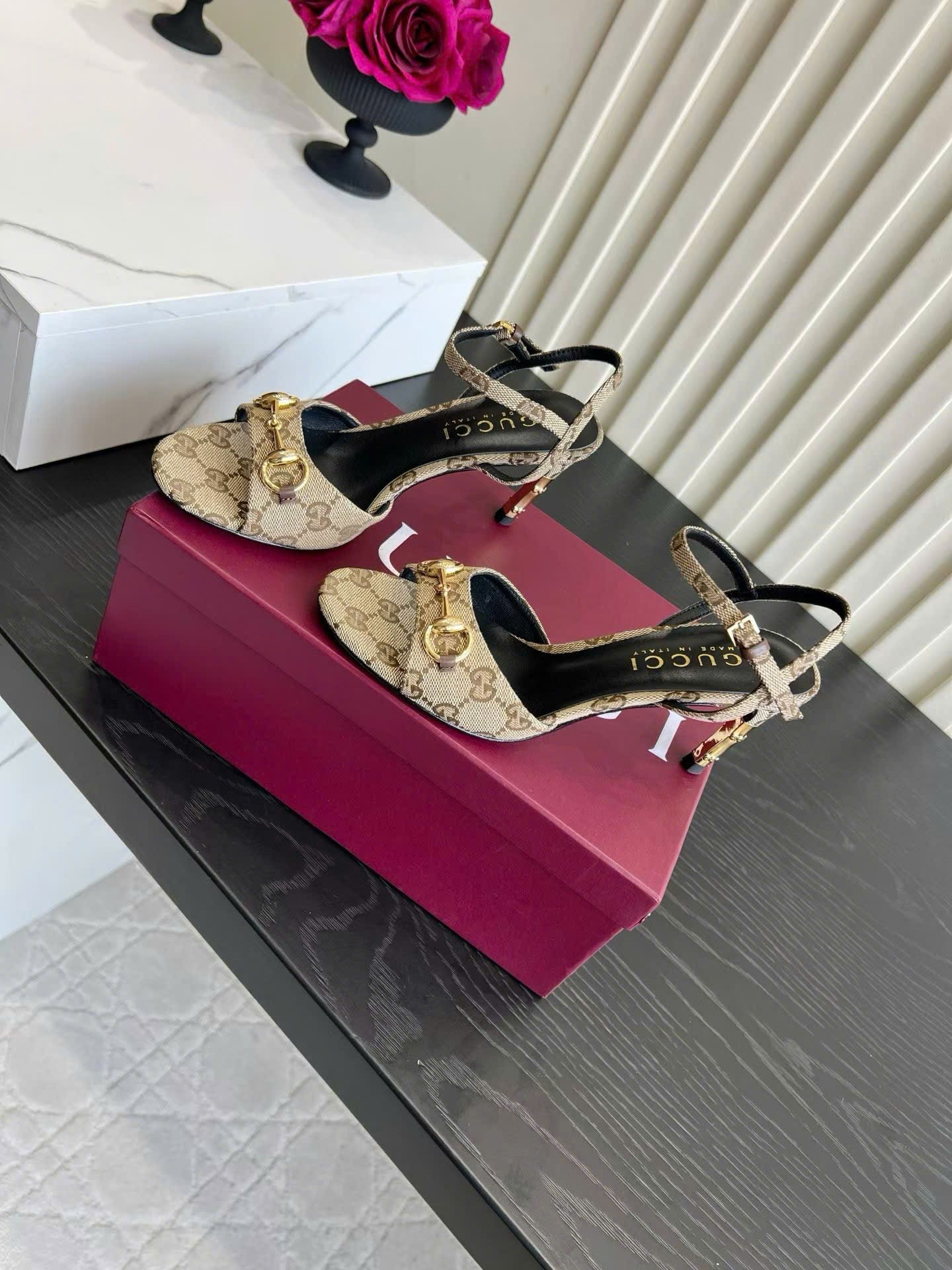 Gucci Horsebit Heeled Sandal 7cm - Image 9