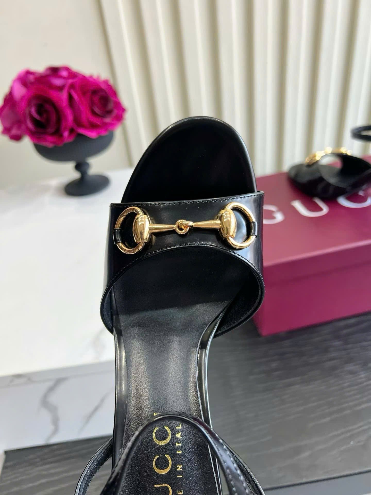Gucci Horsebit Heeled Sandal 7cm - Image 4