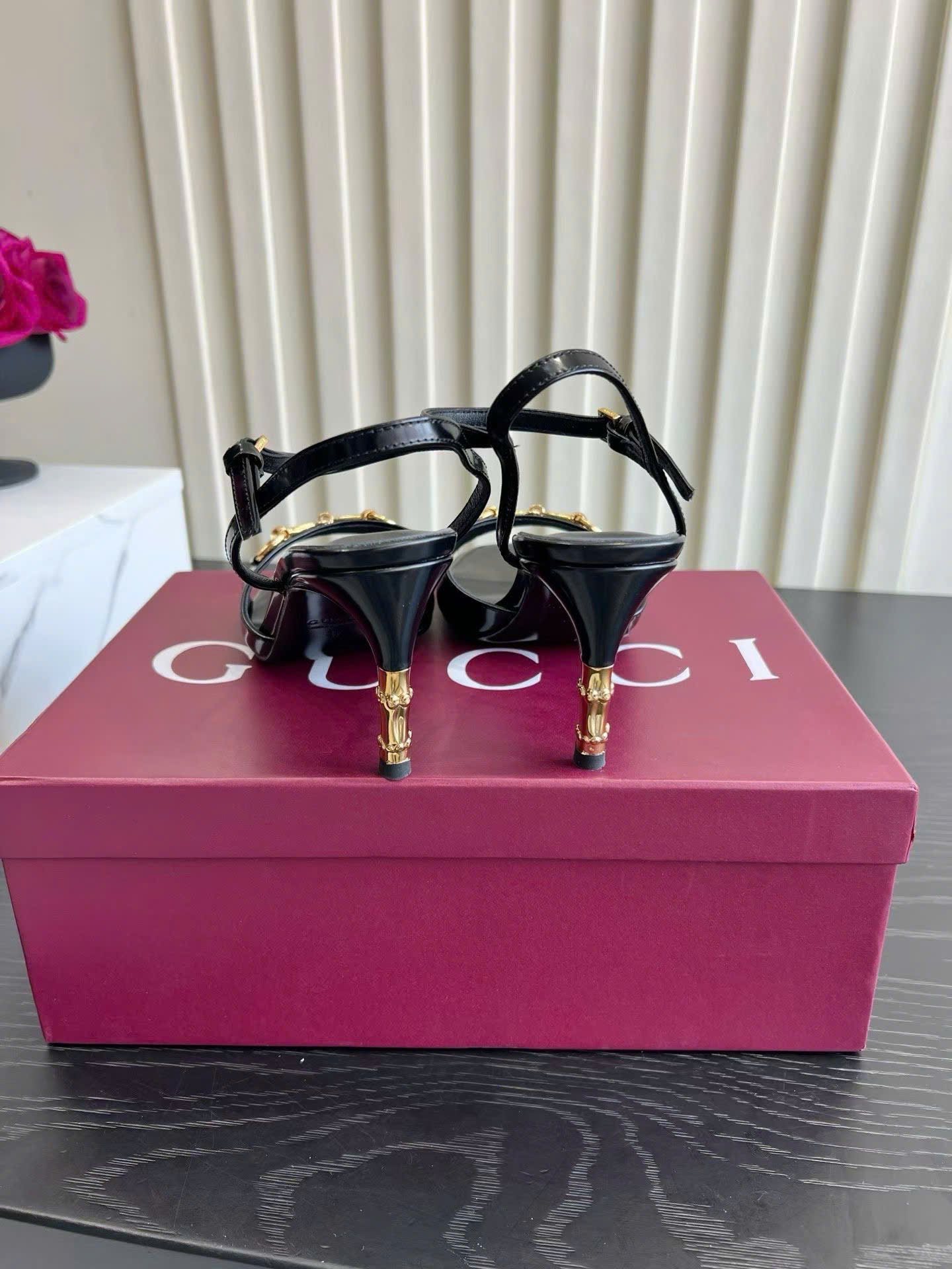 Gucci Horsebit Heeled Sandal 7cm - Image 6