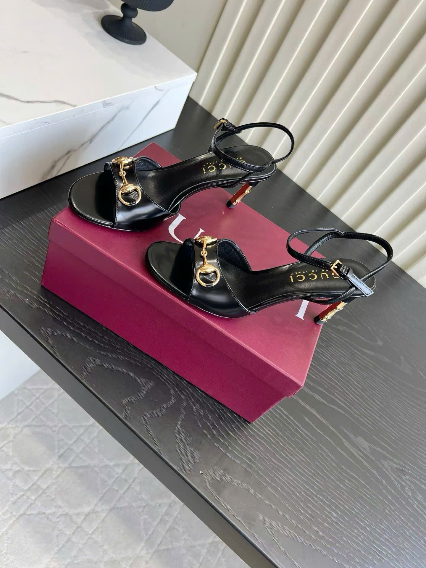 Gucci Horsebit Heeled Sandal 7cm - Image 9